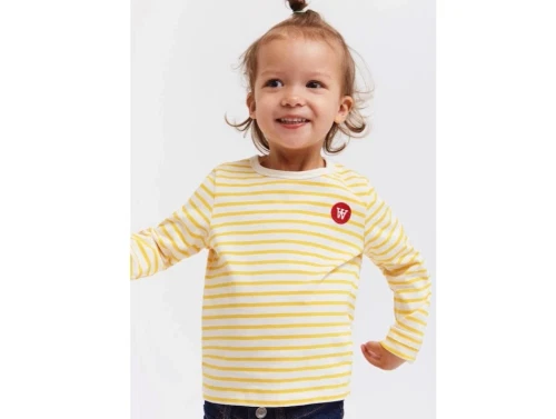 Wood Wood bluse Kim offwhite yellow